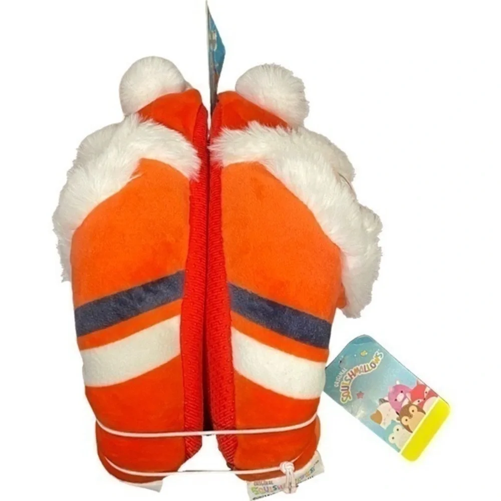 NEW Santa Claus Squishmallows Kids Slippers Size 11 - 12 Christmas Plush Gift